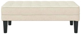 vidaXL παγκάκι Λινό 113 x 57 x 39 εκ. ύφασμα
