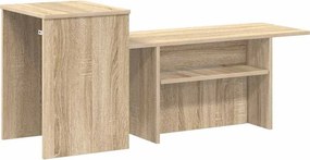 vidaXL Τραπέζι κονσόλας Δρύς Sonoma 91,5 x 35 x 38,5 εκ