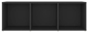 vidaXL Έπιπλα Τηλεόρασης 4 τεμ. Γκρι 107 x 35 x 37 εκ. από Μοριοσανίδα