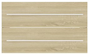 vidaXL Ντουλάπι Νιπτήρα Sonoma Δρυς 80 x 38,5 x 48 εκ. από Μοριοσανίδα
