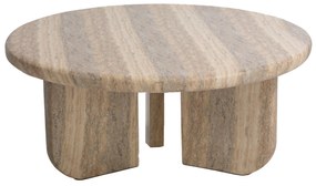 Τραπέζι Καθιστικού Frey Travertine (91x91x38) Soulworks 0910011 - ows.0910011