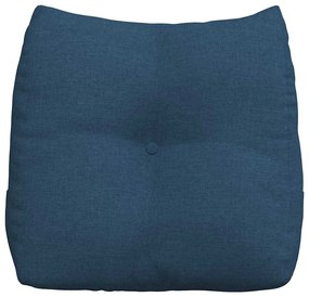 vidaXL Μαξιλάρι Πλάτης Μπλε 45 x 24 x 50 εκ ύφασμα