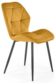 60-21238 K453 chair color: mustard DIOMMI V-CH-K/453-KR-MUSZTARDOWY, 1 Τεμάχιο