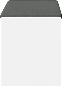 vidaXL Παγκάκι Χαλωρίου Λευκός 83 x 38 x 45 εκ