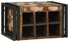 vidaXL Ράφι Κρασιού 46x35x27.5 εκ. Ανακυκλωμένο Ξύλο