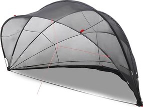 vidaXL Θόλος πισίνας Μαύρο 546 x 516 x 250 εκ.