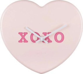 Ρολόι Τοίχου (27x6x30) Karlsson Heart Candy Soft Pink