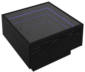 vidaXL Τραπεζάκι σαλονιού Μαύρη δρυς 50 x 50 x 30 εκ