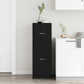 vidaXL Φαρμακοποιϊκή Ντουλάπα Μαύρη δρυς 40 x 41 x 118 εκ.