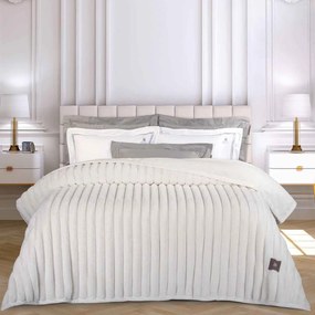 Κουβέρτα Βελουτέ Υπέρδιπλη (220x240) Greenwich Polo Club Essential 3477 White