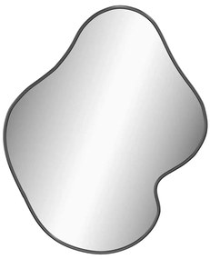 vidaXL Καθρέφτης Τοίχου Μαύρος 50x40 εκ.