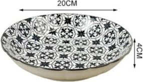 Πιάτο Φαγητού Κεραμικό 20cm SDS-18818