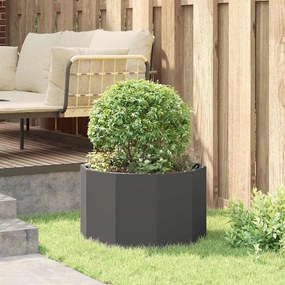 vidaXL Γλάστρα Μαύρο 60 x 60 x 35 cm Ατσάλι