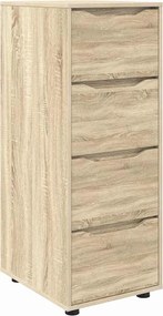 vidaXL Ντουλάπι αποθήκευσης Δρύς Sonoma 40 x 48 x 105 εκ