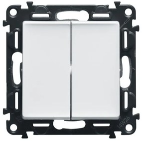 Διακόπτης Διπλός A/R Λευκό Valena Life 752108 Legrand-752108-Λευκό 752108