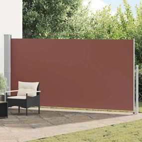 vidaXL Σκίαστρο Πλαϊνό Συρόμενο Καφέ 160 x 500 εκ.