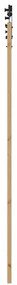 vidaXL Συρόμενη Πόρτα ORKDAL Καφέ 78 x 232 cm Μασίφ ξύλο πεύκου