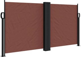 vidaXL Σκίαστρο Πλαϊνό Συρόμενο Καφέ 120 x 600 εκ.