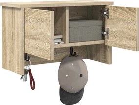vidaXL Τοίχου Κρεμάστρα Δρύς Sonoma 50 x 20 x 30 εκ.