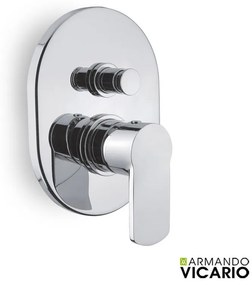 Armando Vicario Glam Chrome Μίκτης Εντοιχισμού με Εκτροπέα 610050D-100