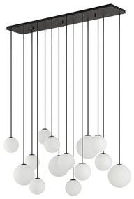 Φωτιστικό Οροφής - Ράγα Snowball XIV 11408 100x130cm 14xG9 12W LED Black-White Nowodvorski