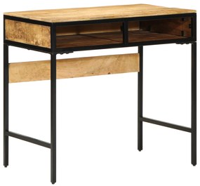 vidaXL Γραφείο 80x50x75 cm Μασίφ ξύλο μάνγκο