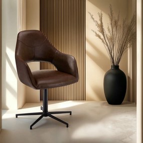 Luna Dining Chair Dark Brown