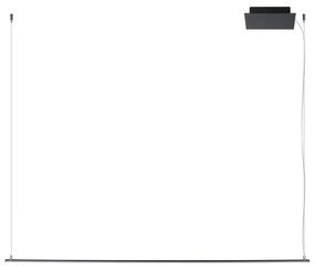 Κρεμαστό φωτιστικό Gren 1,1xLED/11w, Χρώμα μαύρος