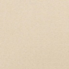 vidaXL Κεφαλάρι με Πτερύγια Κρεμ 83x16x78/88 εκ. Υφασμάτινο