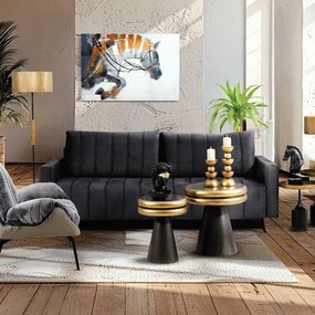 Καναπές - Κρεβάτι Comfort Fylliana Γκρί 235x104x80 εκ. 135x104x80 εκ.