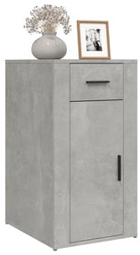 vidaXL Ντουλάπι Γραφείου Γκρι Σκυροδ. 40x49x75 εκ. Επεξεργασμένο Ξύλο