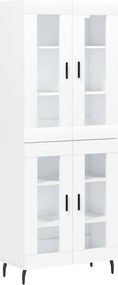 vidaXL Ντουλάπι Λευκό 69,5x34x180 εκ. από Επεξεργασμένο Ξύλο