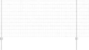 vidaXL Τεντώτο με στήριγμα Ασημί 1 x 10 m Ατσάλι