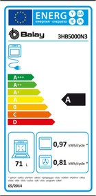 Φούρνος Balay 3HB5000N3 3400 W 71 L