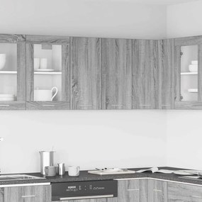 vidaXL Κρεμαστό Ντουλάπι Lyon Γκρι Sonoma 60x31 60εκ.