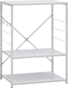 vidaXL Ντουλάπι Φούρνου Μικροκυμάτων Λευκό 60x39,6x79,5 εκ. Επεξ. Ξύλο