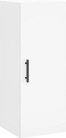 vidaXL Ντουλάπι Λευκό 34,5 x 34 x 180 εκ. από Επεξεργασμένο Ξύλο