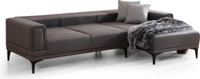 Corner Sofa-Bed Horizon Right - Dark Grey Dark Grey