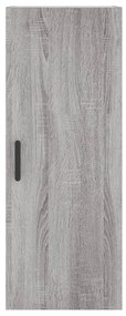 vidaXL Ντουλάπι Τοίχου Γκρι Sonoma 34,5 x 34 x 90 εκ.
