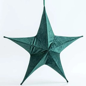 Διακοσμητικό Αστέρι Βελούδινο 600-45308 65cm Green