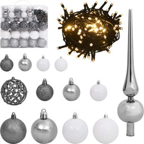 vidaXL Τεχνητό Χριστουγεννιάτικο Δέντρο Λευκό 90 x 90 x 180 cm