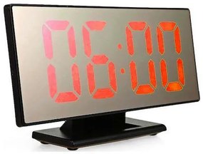 Ψηφιακό Ρολόι Επιτραπέζιο με Ξυπνητήρι DS-3618L Red