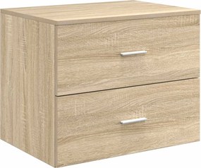 vidaXL Σετ Επίπλων Μπάνιου Sonoma Δρυς Επεξεργασμένο Ξύλο