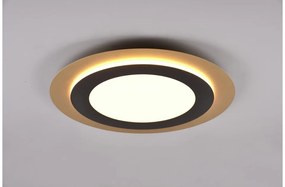Πλαφονιέρα Φωτιστικό Οροφής LED 42W 3CCT Dimmable Εφέ Morgan Trio Lighting-641519280-Μαύρο-Χρυσό 641519280
