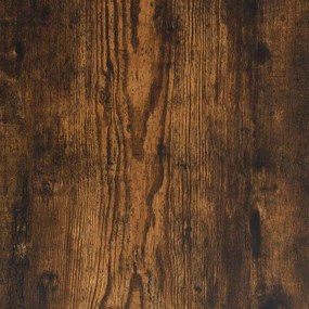vidaXL Δισκοθήκη Καπνιστή Δρυς 121x38x48 εκ. από Επεξεργασμένο Ξύλο