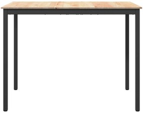 vidaXL Τραπέζι μπαρ Φυσικό 110 x 55 x 105 εκ. Στερεά ξυλεία πεύκου