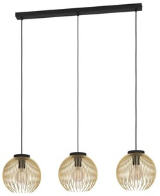 Φωτιστικό Κρεμαστό Eglo 900167 VENEZUELA Μαύρο Ματ (Black Mat)|Χρυσό Χρώμα (Gold Coloured)