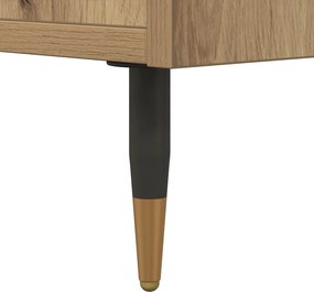 vidaXL Ντουλάπι Αρτισιανή Δρυς 60x36x110 εκ. από Επεξεργασμένο Ξύλο