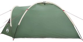 vidaXL Σκηνή Camping με στέγη Πράσινο 308 x 268 x 130 εκ. Πολυεστέρας