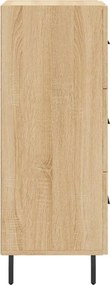 vidaXL Ντουλάπι Sonoma Δρυς 34,5x34x90 εκ. από Επεξεργασμένο Ξύλο